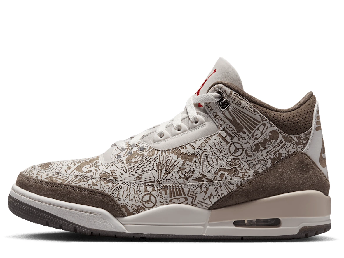 Air Jordan 3 'Laser' : L'histoire personnelle de Michael Jordan gravée dans le cuir — JA1369-001