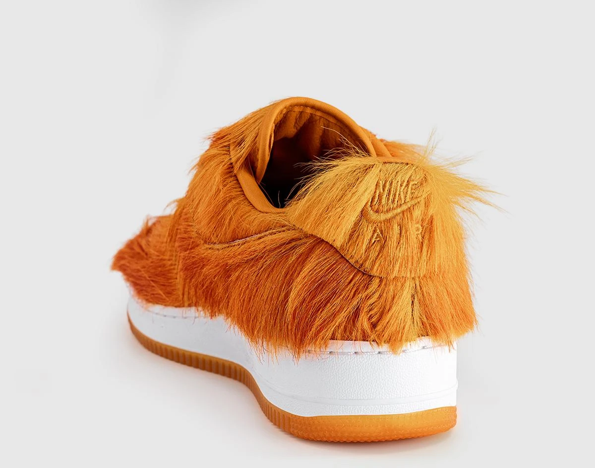 Nike Air Force 1: The Classic Draped in Orange Texture — IR1940-800
