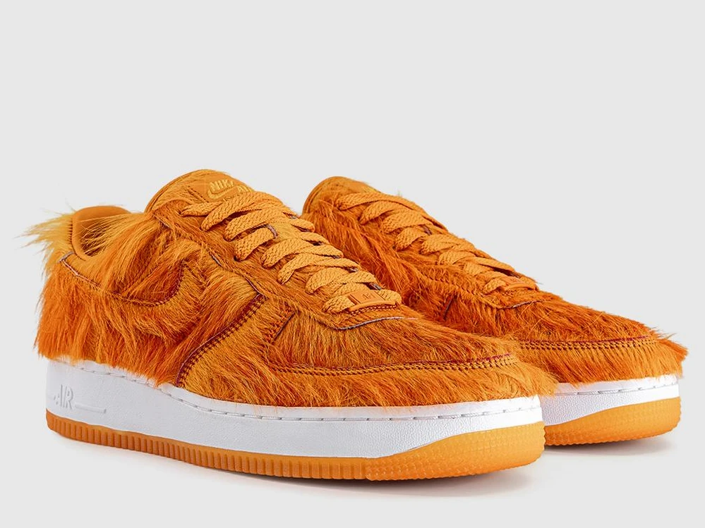 Nike Air Force 1: The Classic Draped in Orange Texture — IR1940-800