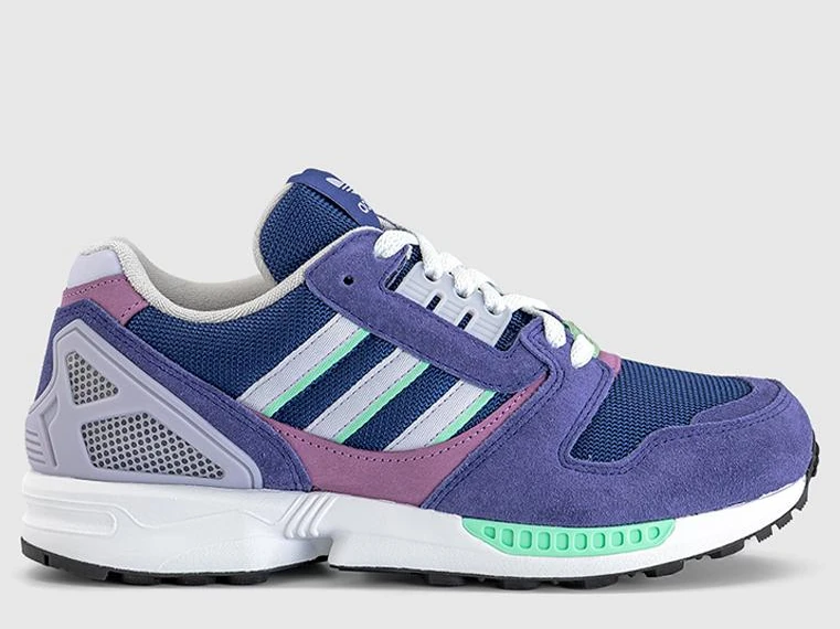 adidas ZX 8000: Purple and Pulse Mint Revive the 1989 Runner — KH6244