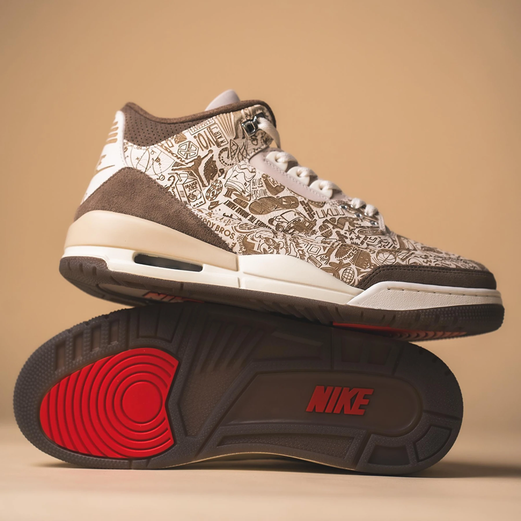 Air Jordan 3 'Laser': Michael Jordan's Personal History Etched into Leather — JA1369-001