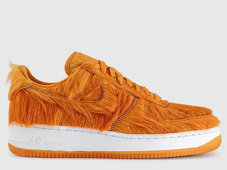 Nike Air Force 1: The Classic Draped in Orange Texture — IR1940-800