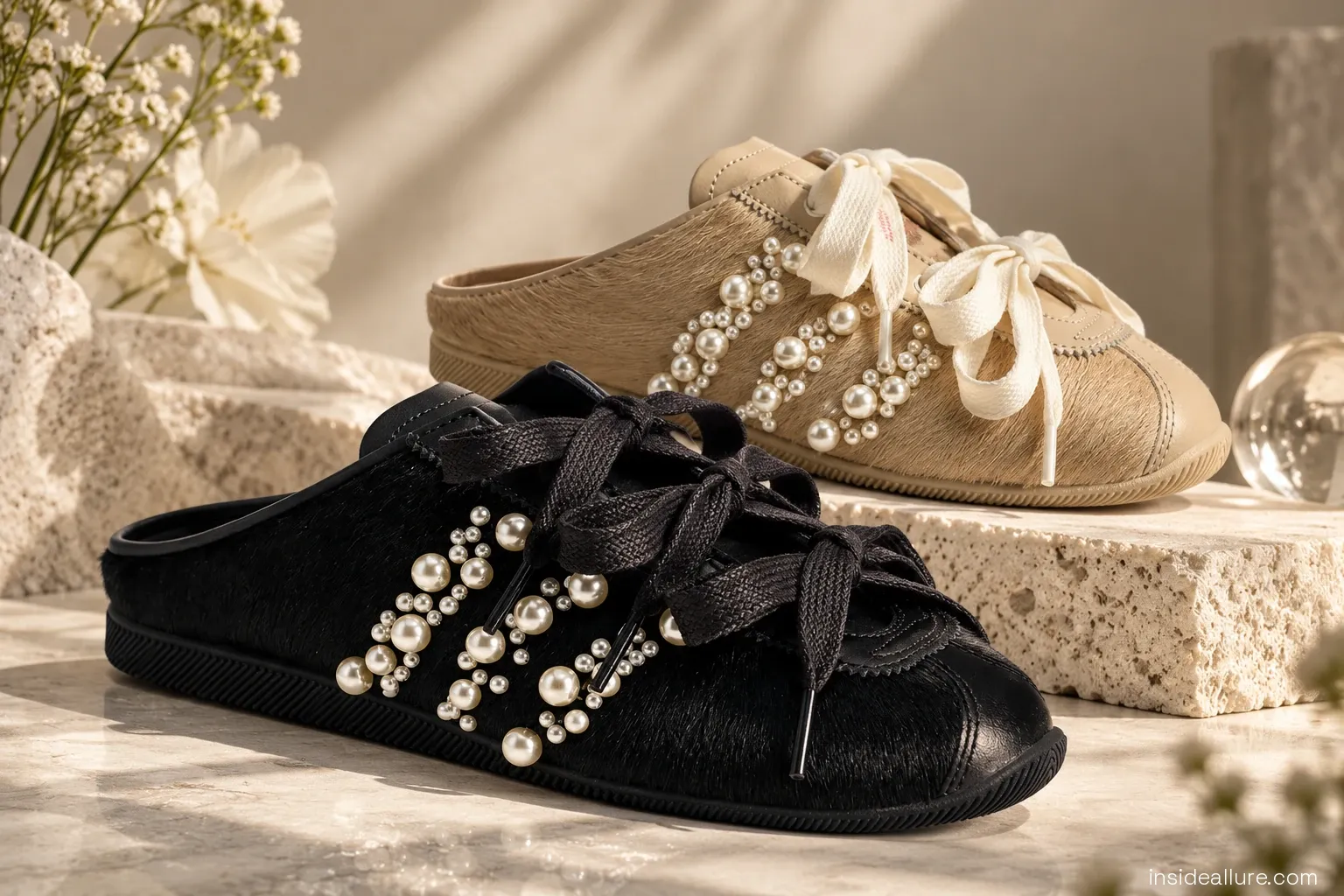 Simone Rocha x adidas Japan Slip-on: Adorning the Japan silhouette with pearls